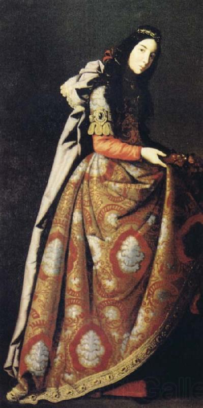 Francisco de Zurbaran Saint Casilda